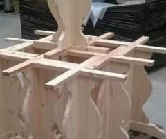 Angolo panca con tavolo fratino  e 2 sedie  cuore - 4