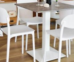 Sedie e  tavolo  da esterno da interni per ristoranti  su ordinazione - 3