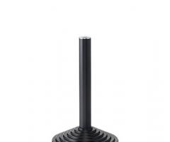 Base per tavolo ristorante - ghisa nera con base piramide a gradini - 2