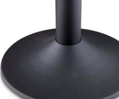 Base per tavolo ristorante - ghisa nera con base piramide a gradini - 2