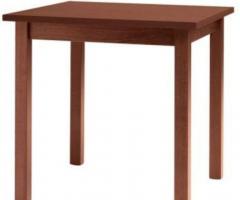 TAVOLO IN LEGNO FAGGIO QUADRO CM. 90X90 PIANO IN LAMINATO per ristoranti