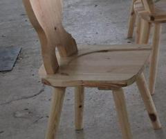 Sedie  tirolesi in pino grezzo anche per birreria - 2