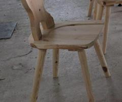 Sedie  tirolesi in pino grezzo anche per birreria - 3