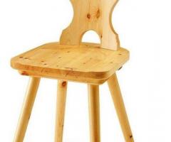 sedie tirolesi in pino grezzo