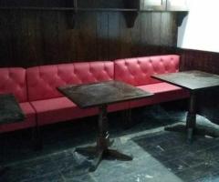 SET PANCA E TAVOLO IN LEGNO MASSICCIO PER PUB, BIRRERIA E PIZZERIA – OFFERTA SPECIALE - 3